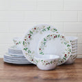 Winterberry® Melamine 24 Piece Dinnerware Set. Service for 8
