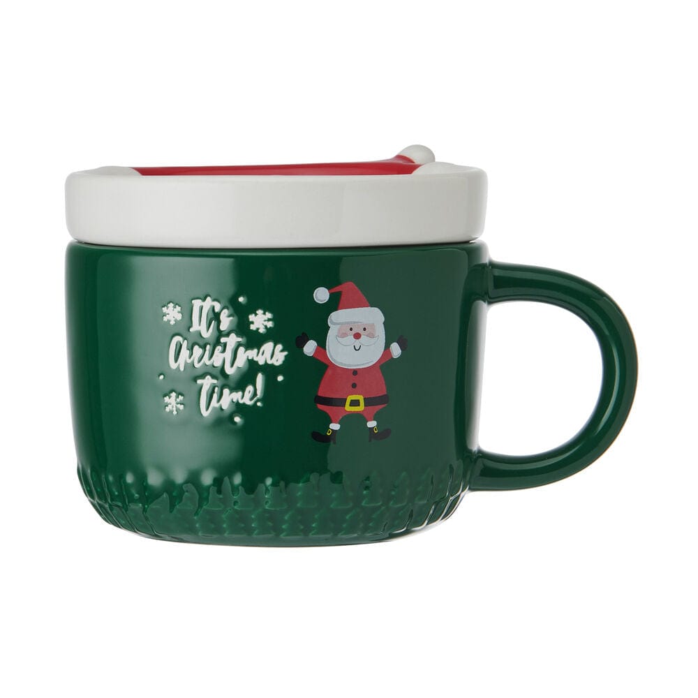 It's Christmas Time Santa Covered Mug