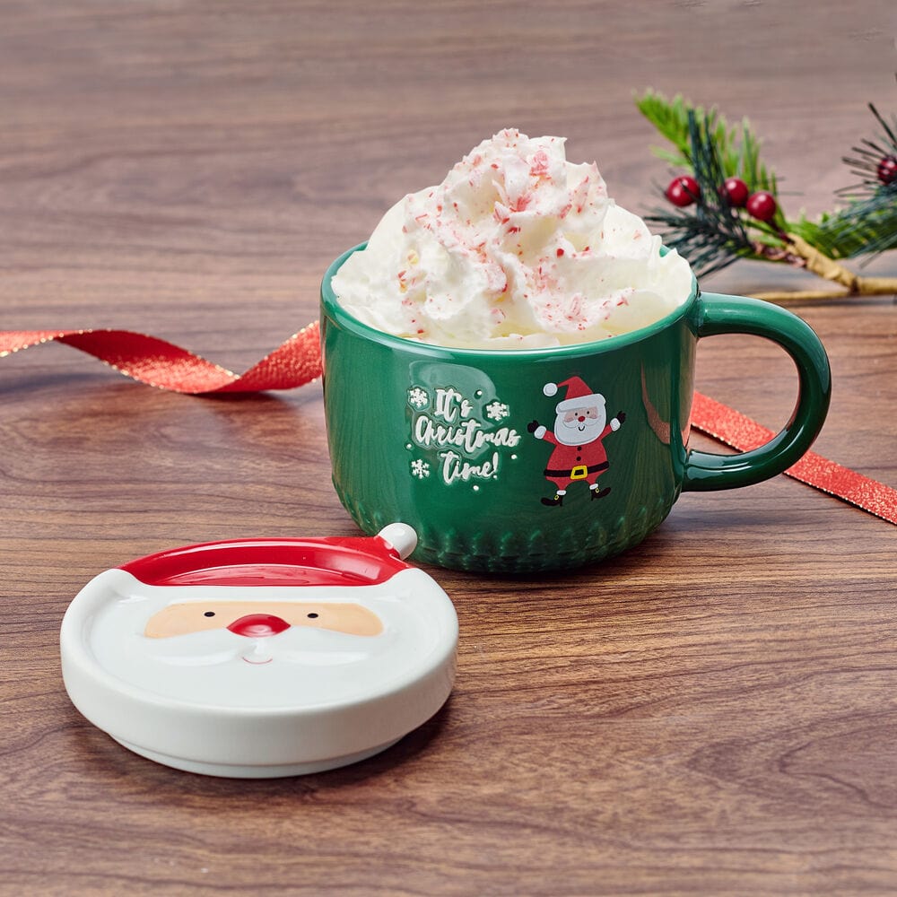 It's Christmas Time Santa Covered Mug