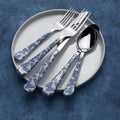 Dolly Parton Mosaic Butterfly 20 Piece Flatware Set. Service for 4