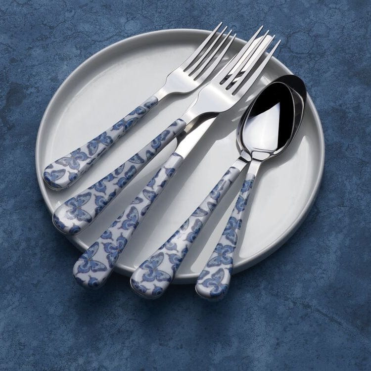 Dolly Parton Mosaic Butterfly 20 Piece Flatware Set. Service for 4