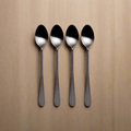 Sable Black Set of 4 Long Handled Spoons