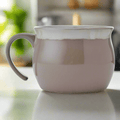 Brown Banded Jumbo Soup Mug