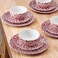 Radiant Blossom 12 Piece Dinnerware Set. Service for 4