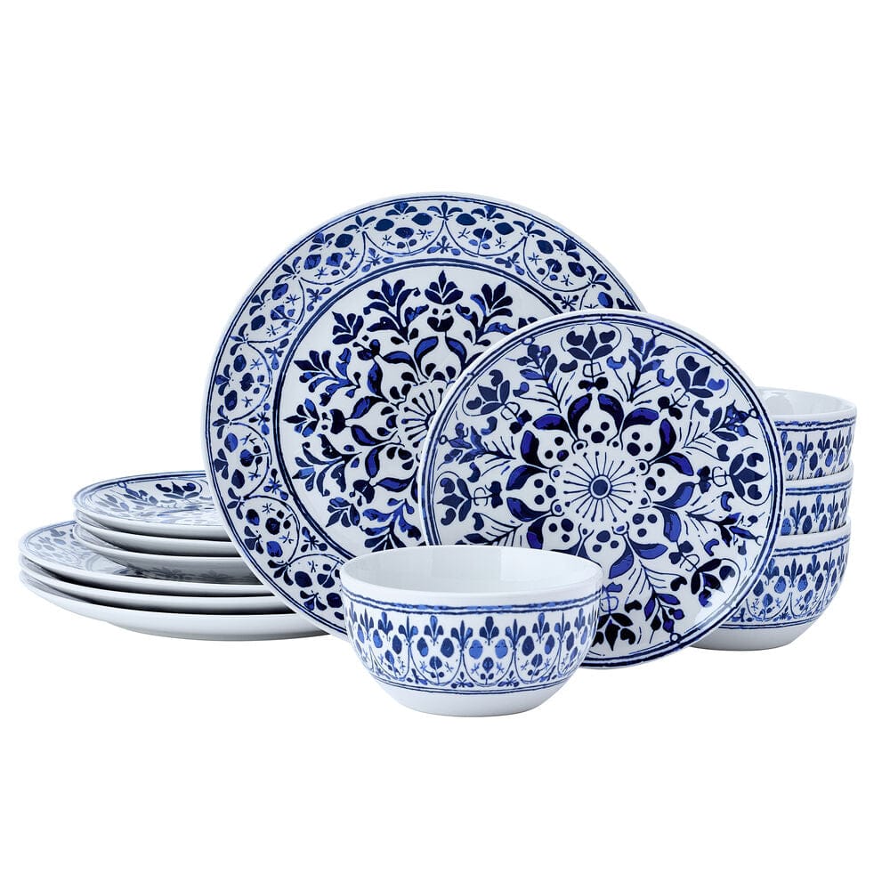 Medallion Radiance 12 Piece Dinnerware Set. Service for 4