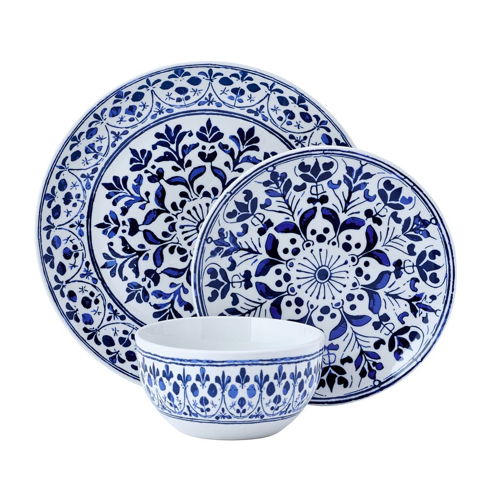 Medallion Radiance 12 Piece Dinnerware Set. Service for 4