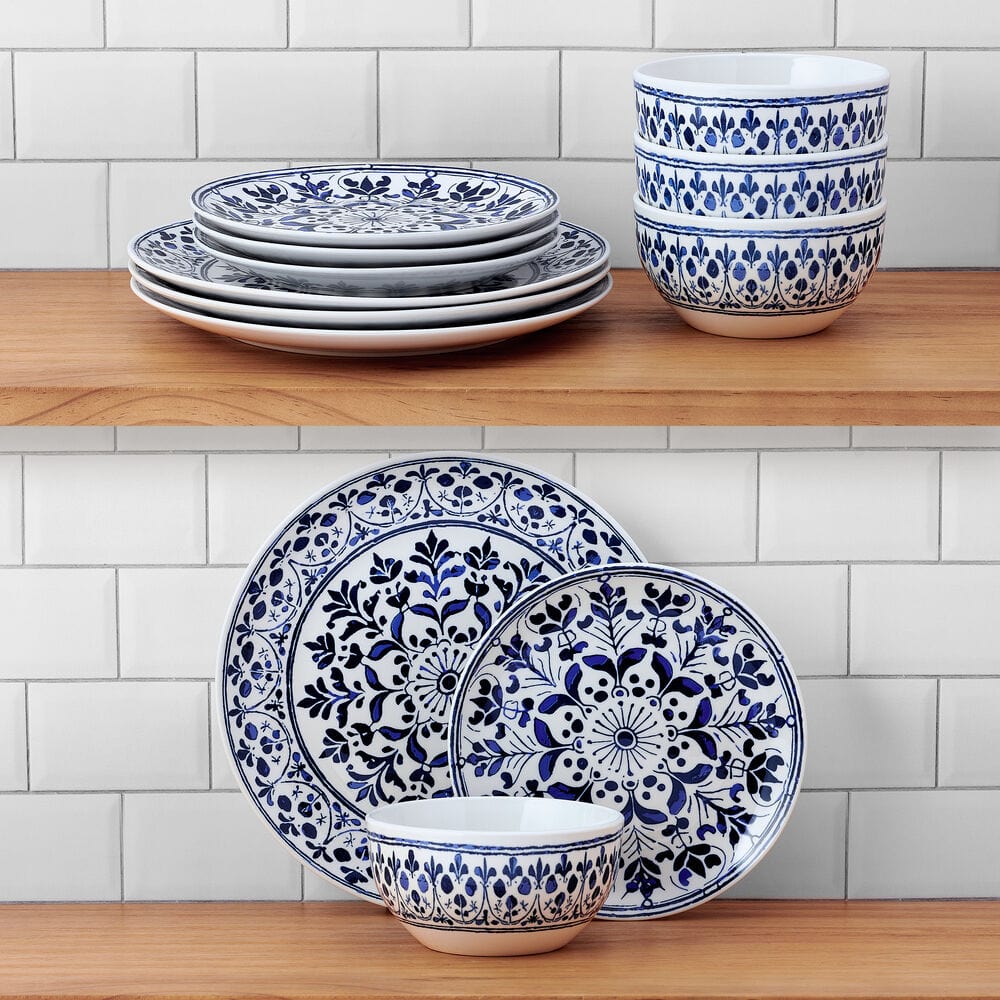 Medallion Radiance 12 Piece Dinnerware Set. Service for 4