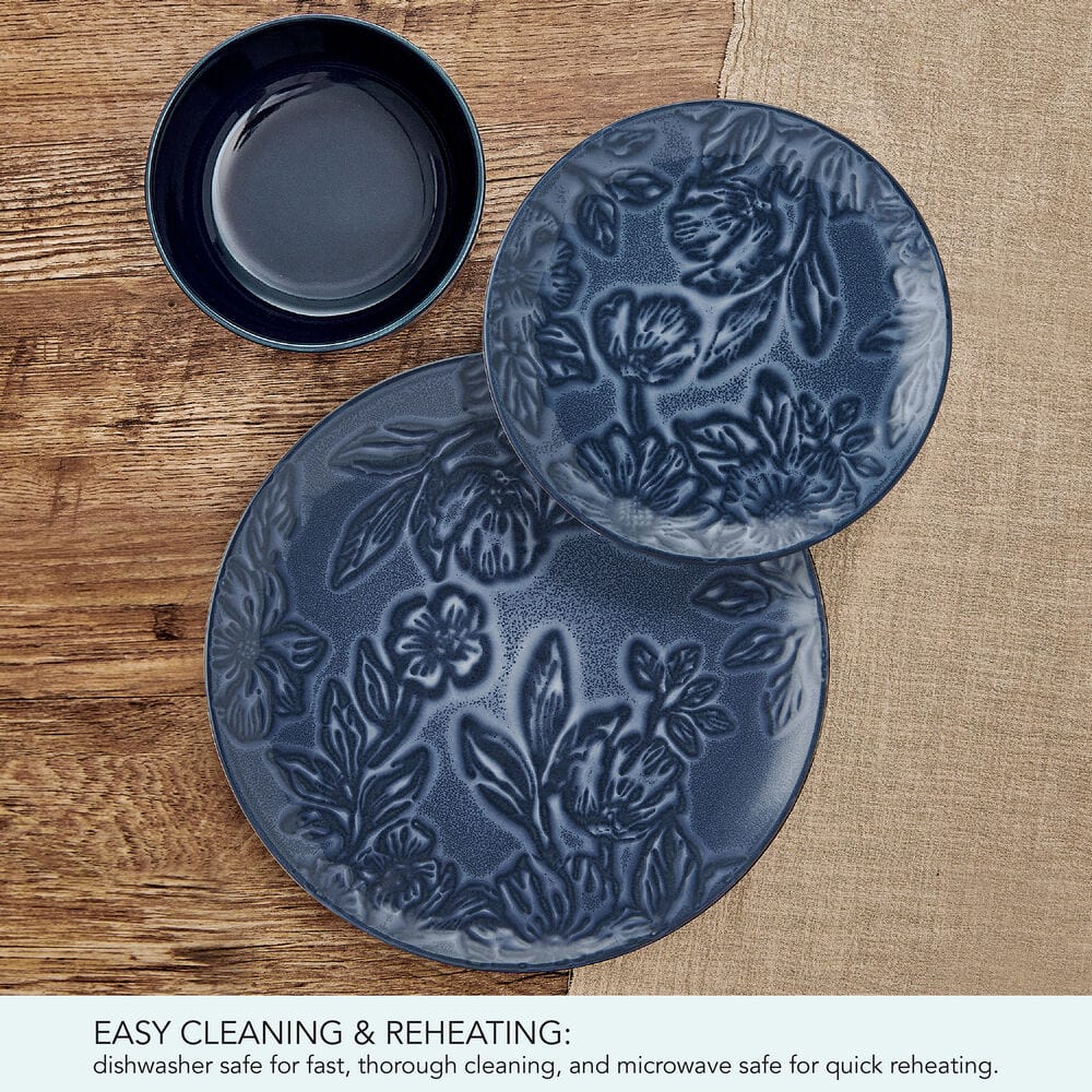 Garden Elegance 12 Piece Dinnerware Set. Service for 4