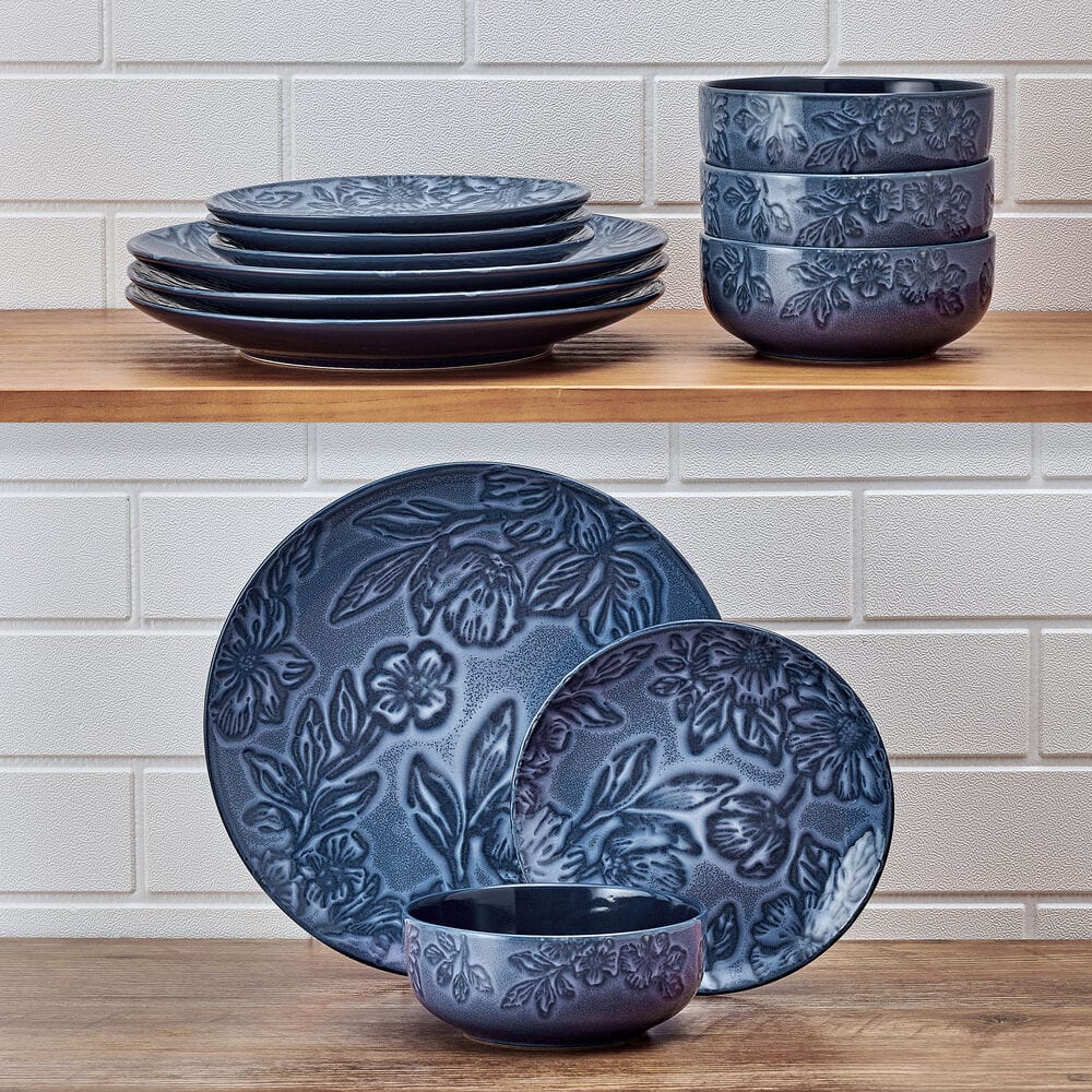 Garden Elegance 12 Piece Dinnerware Set. Service for 4