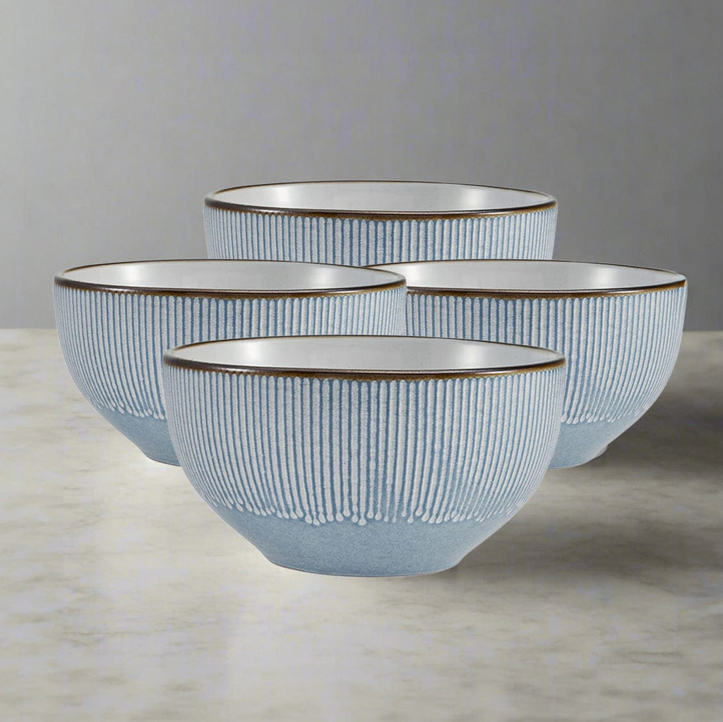 Arlie Blue Set of 4 Soup Cereal Bowls