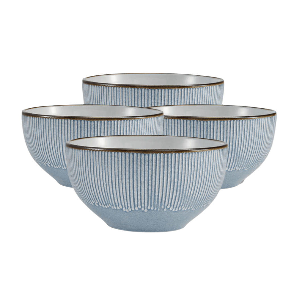 Arlie Blue Set of 4 Soup Cereal Bowls