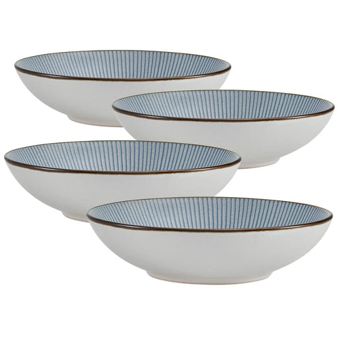 Arlie Blue Set of 4 Pasta Bowls