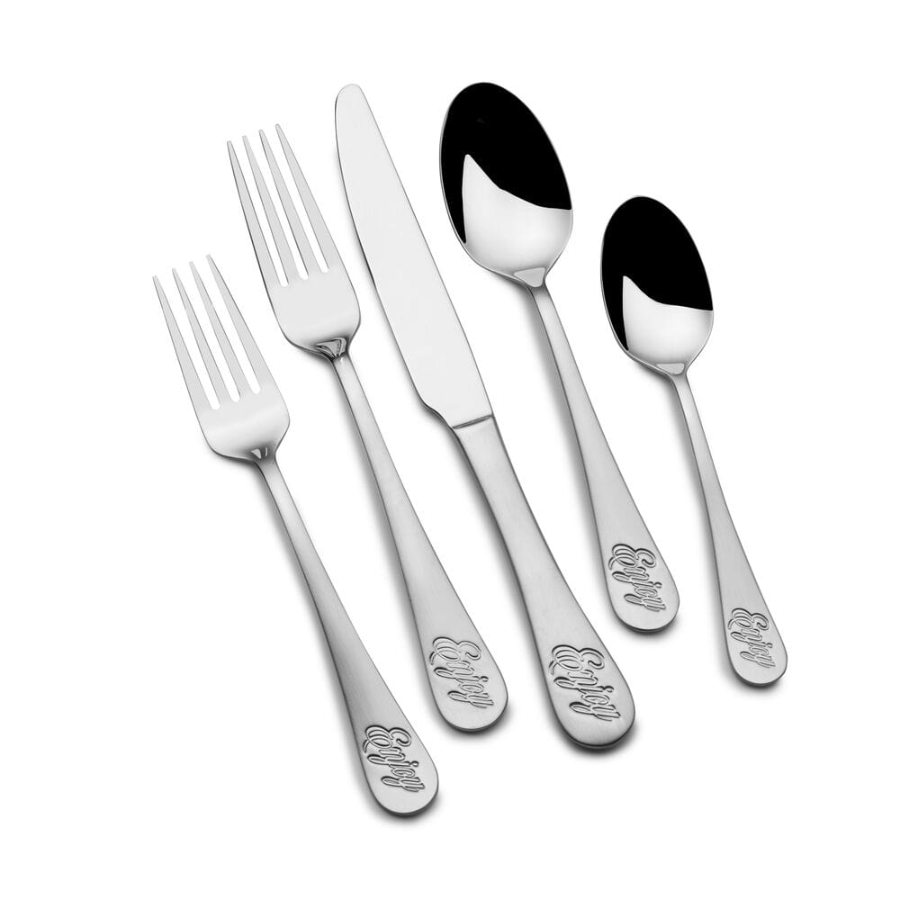 Enjoy 20 Piece Flatware Set. Service for 4