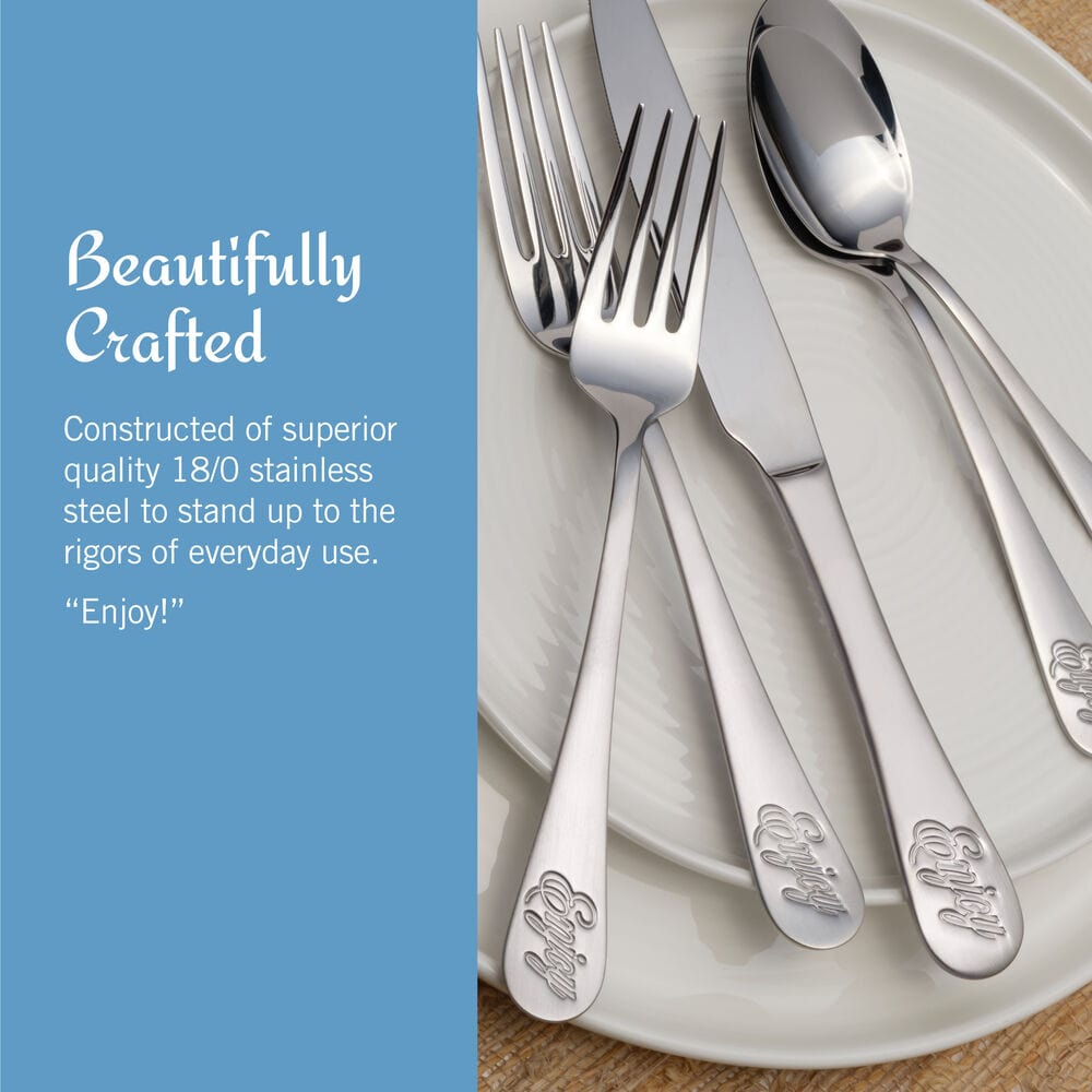 Enjoy 20 Piece Flatware Set. Service for 4