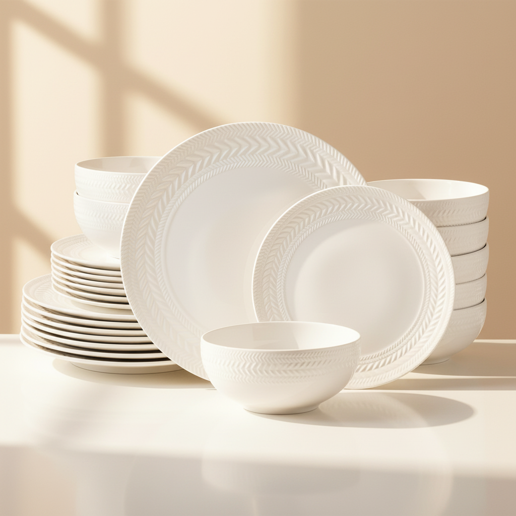Josephine 24 Piece Dinnerware Set. Service for 8