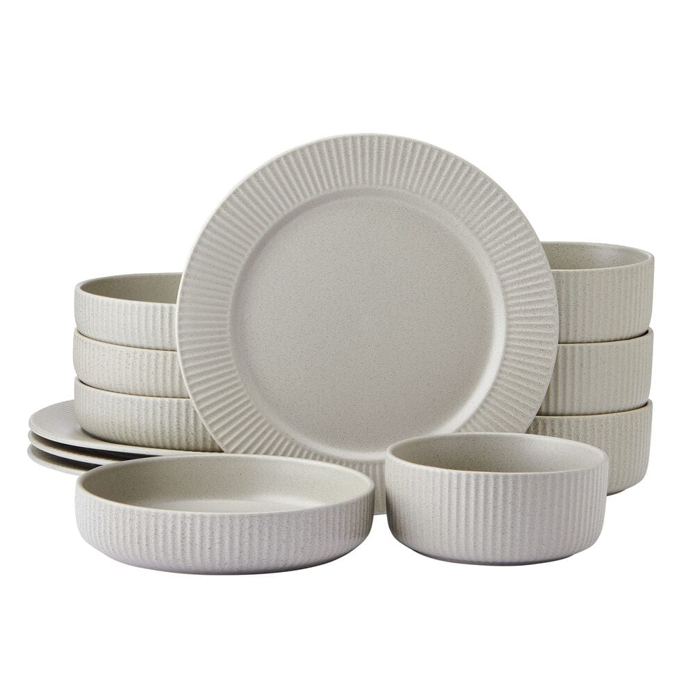 Tranquility 12 Piece Dinnerware Set. Service for 4
