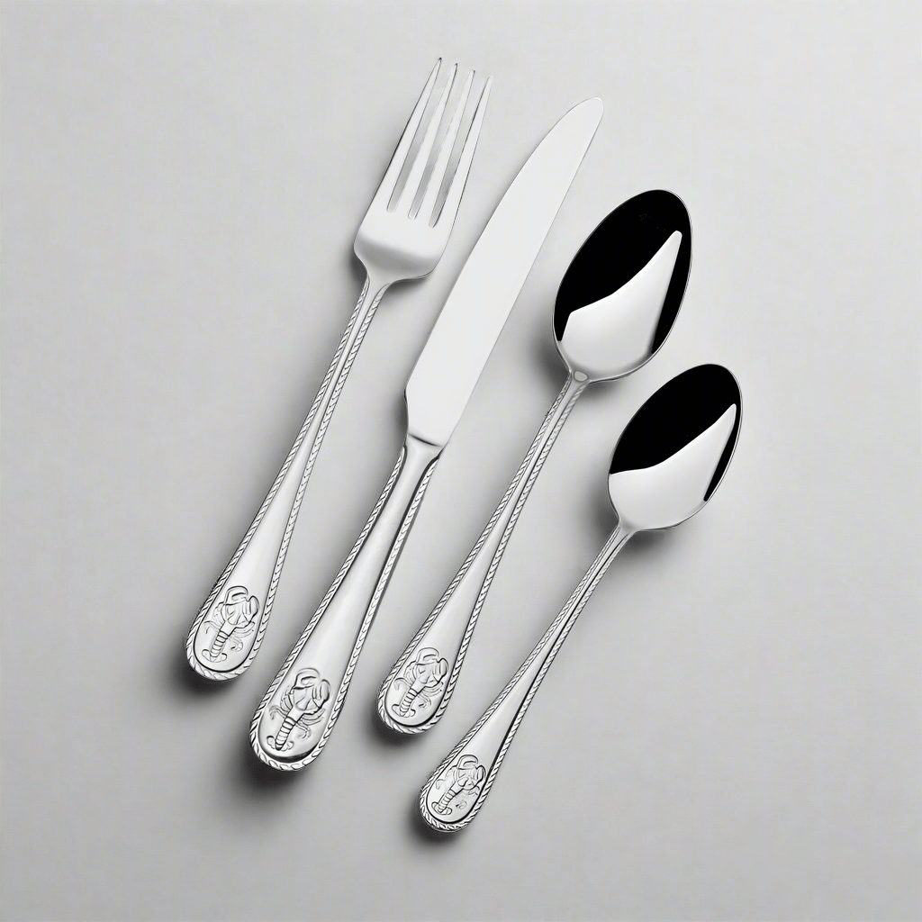 Lobster 16 Piece Flatware Set. Service for 4