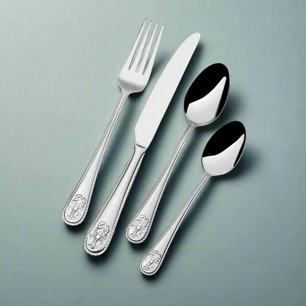 Lobster 16 Piece Flatware Set. Service for 4