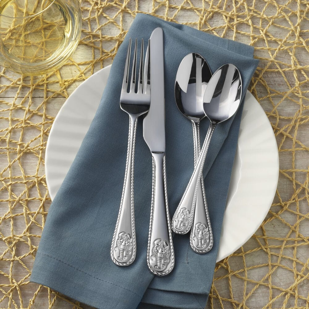Lobster 16 Piece Flatware Set. Service for 4