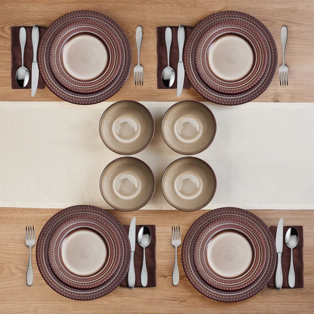 Skylar 12 Piece Dinnerware Set. Service for 4