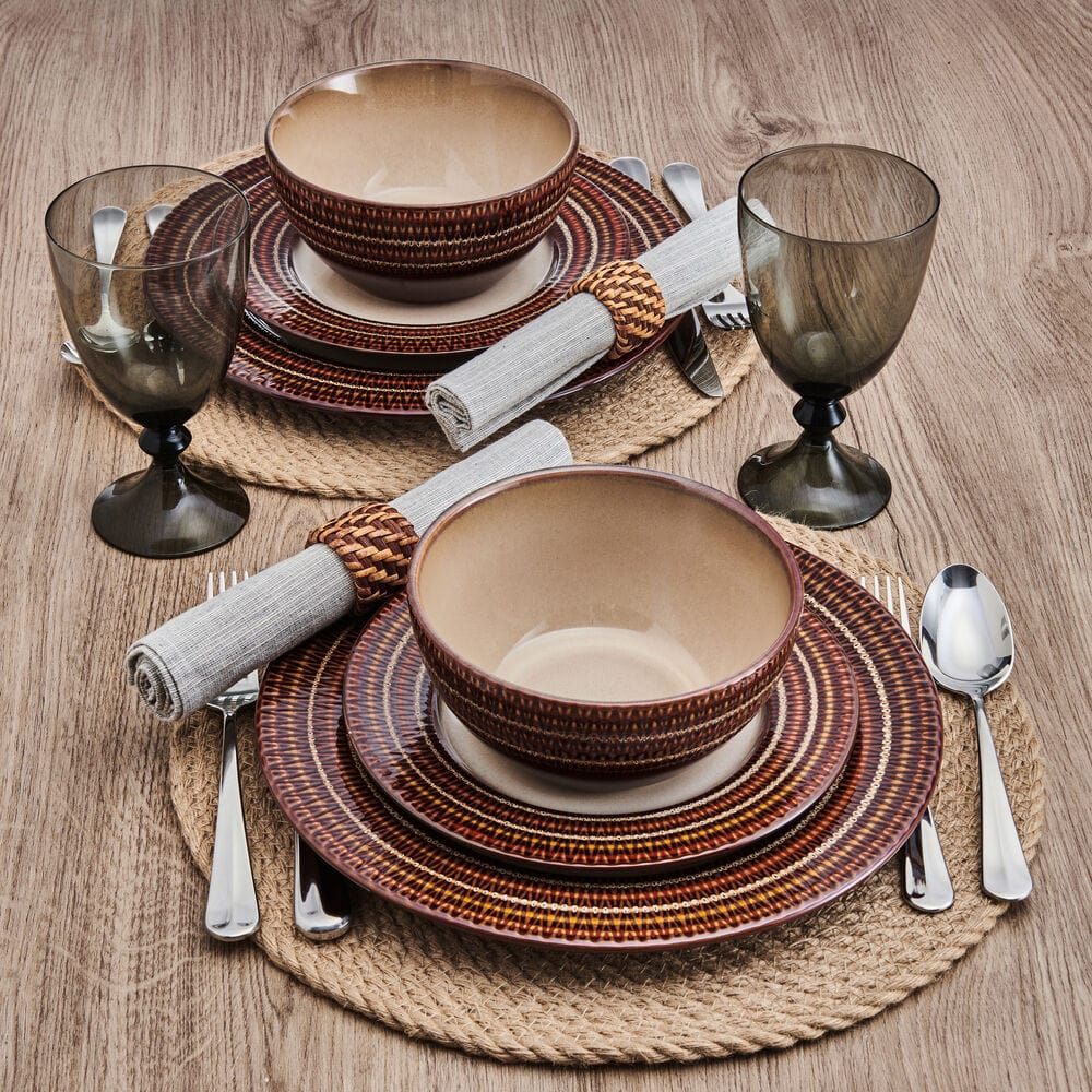Skylar 12 Piece Dinnerware Set. Service for 4