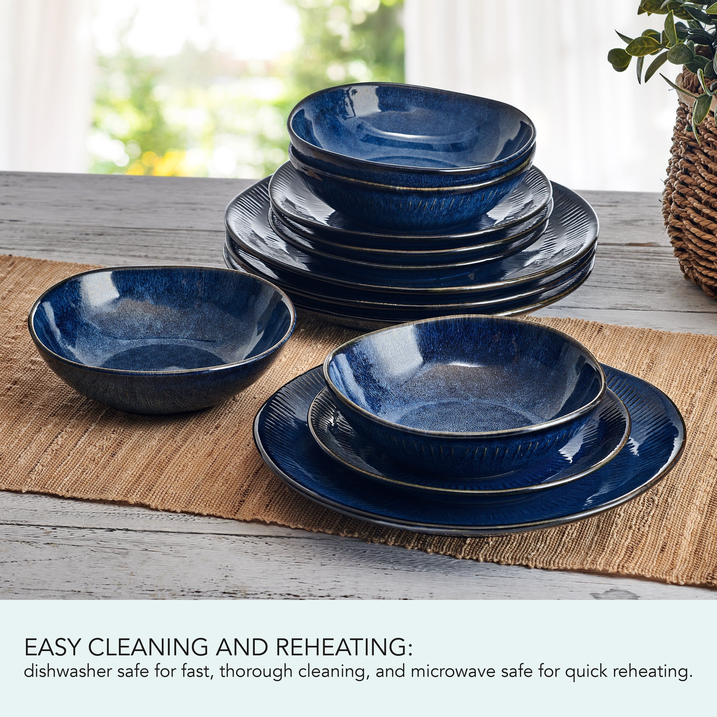 Racheal 12 Piece Dinnerware Set. Service for 4