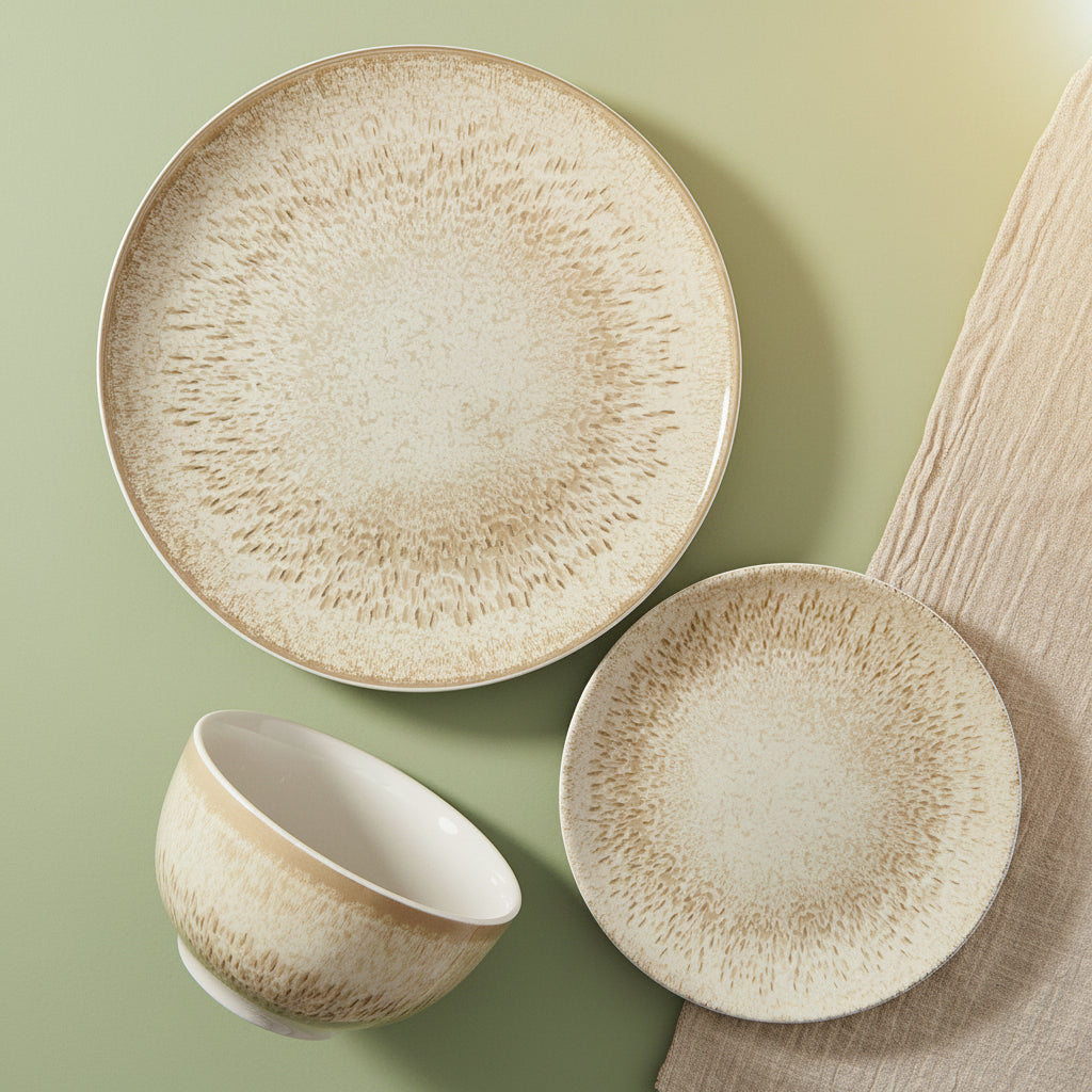 Radiance 12 Piece Dinnerware Set. Service for 4