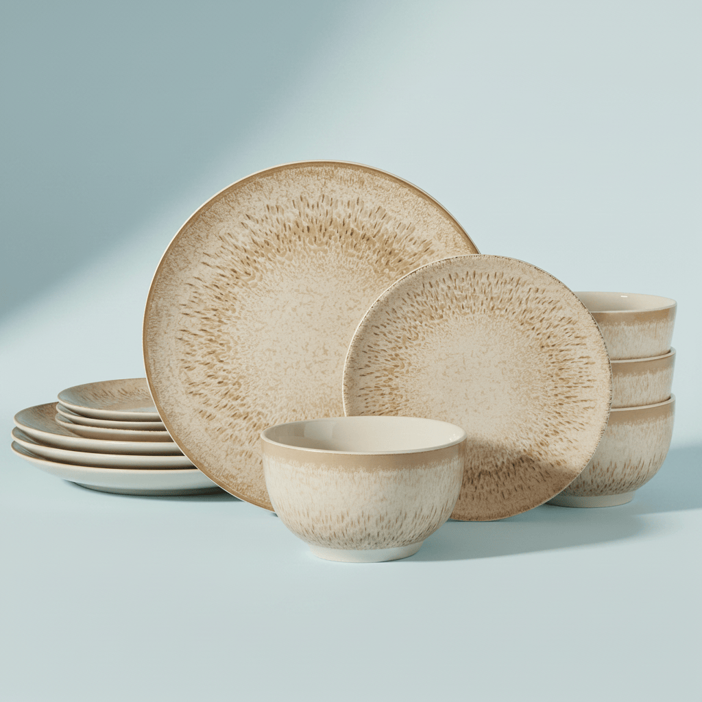 Radiance 12 Piece Dinnerware Set. Service for 4