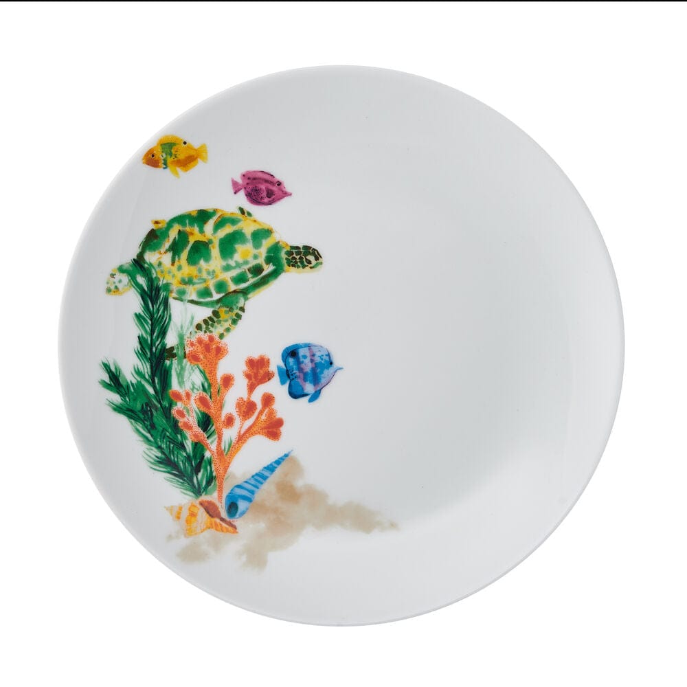 Underwater Life 12 Piece Dinnerware Set. Service for 4