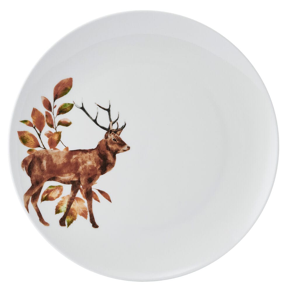 Woodland Wonders 12 Piece Dinnerware Set. Service for 4