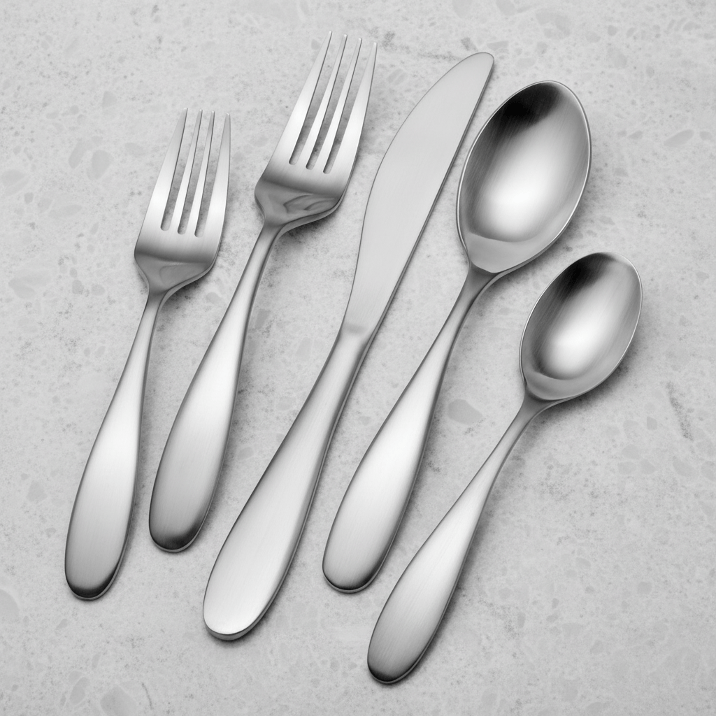 Alpine Forged 42 Piece Flatware Set. Service for 8