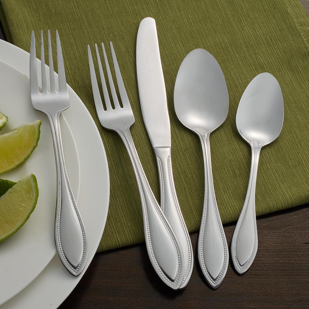 American Bead 53 Piece Flatware Set. Service for 8
