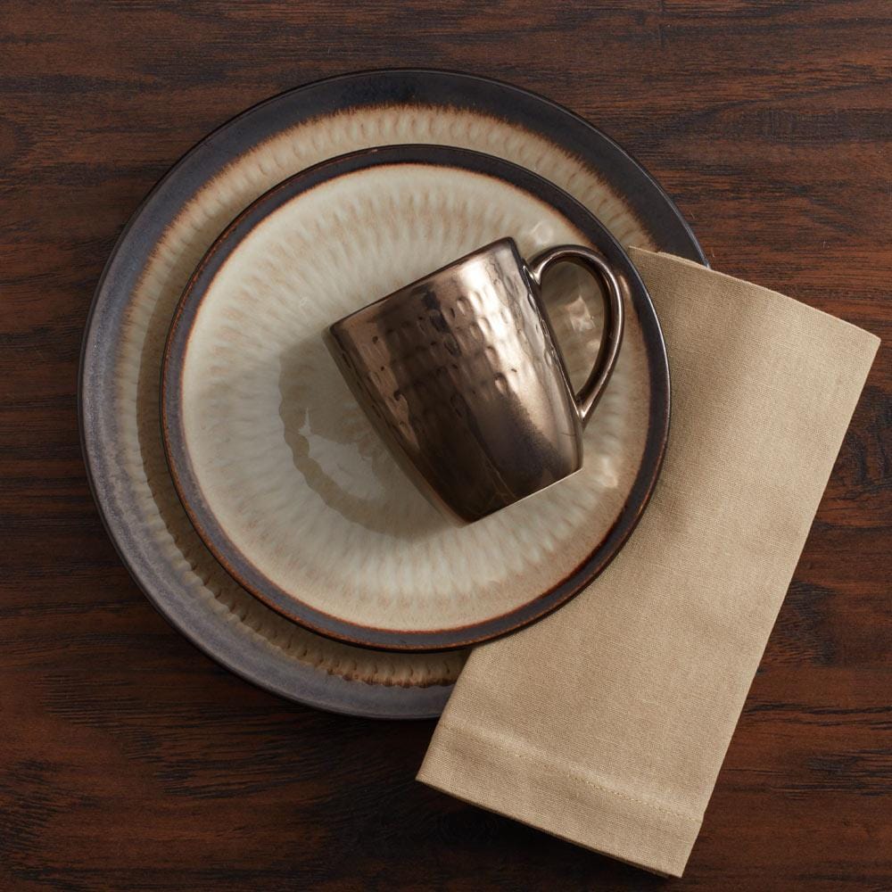 Anastasia Cream 16 Piece Dinnerware Set. Service for 4