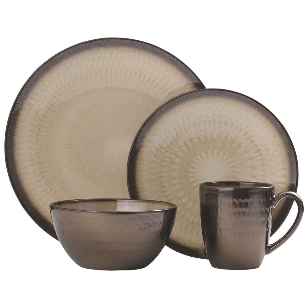 Anastasia Cream 16 Piece Dinnerware Set. Service for 4