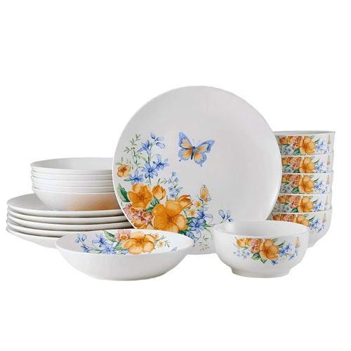 Anna 18 Piece Dinnerware Set. Service for 6
