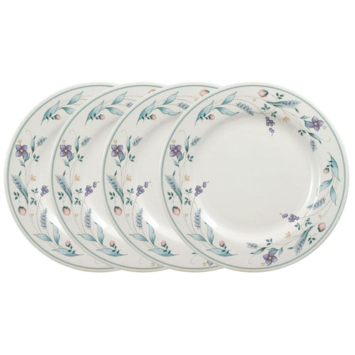 April Set of 4 Dinner Plates
