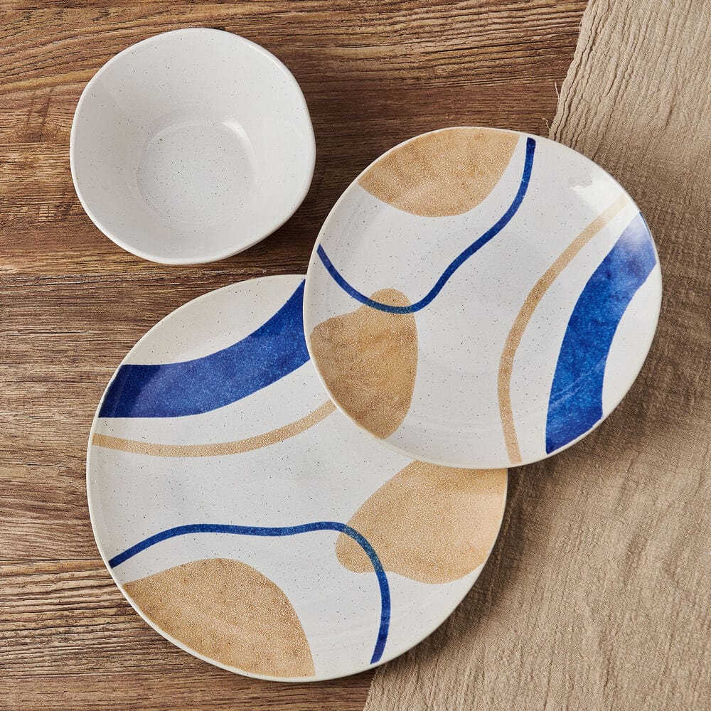 Artful Circles 12 Piece Set. Service for 4