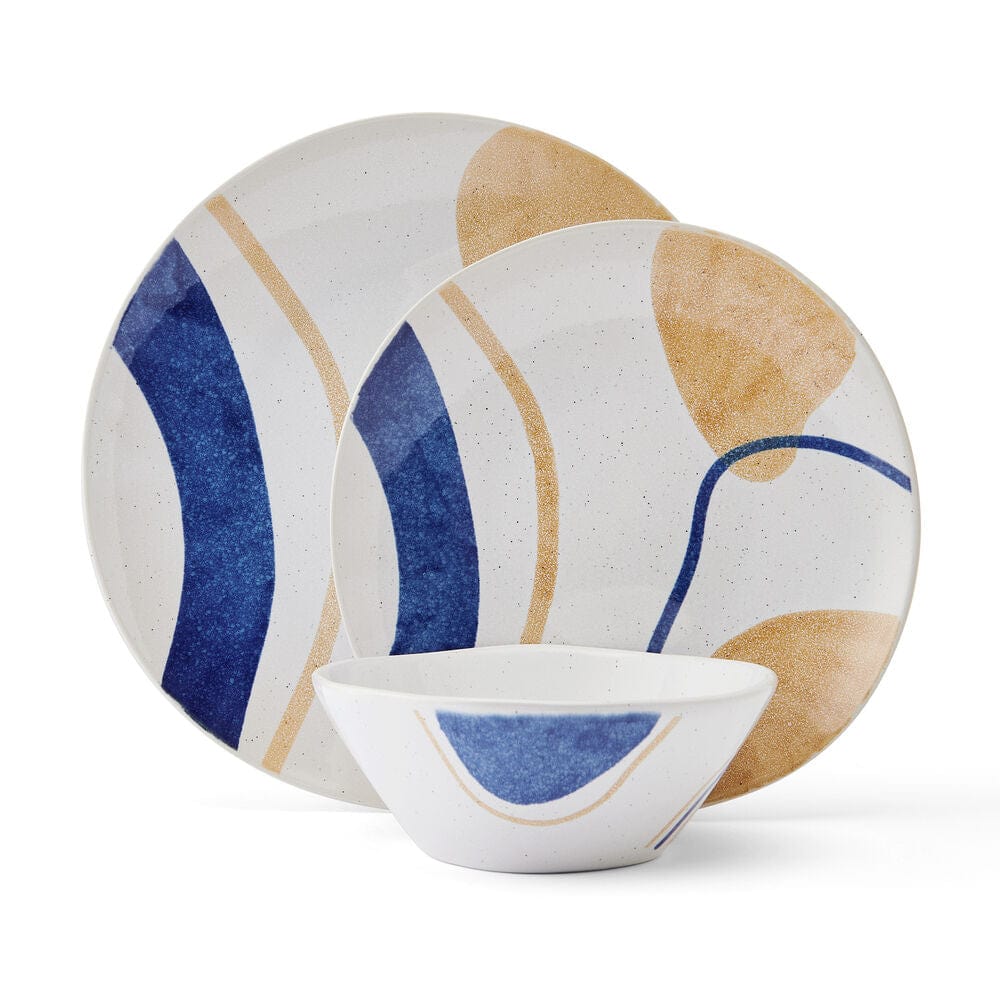 Artful Circles 12 Piece Set. Service for 4