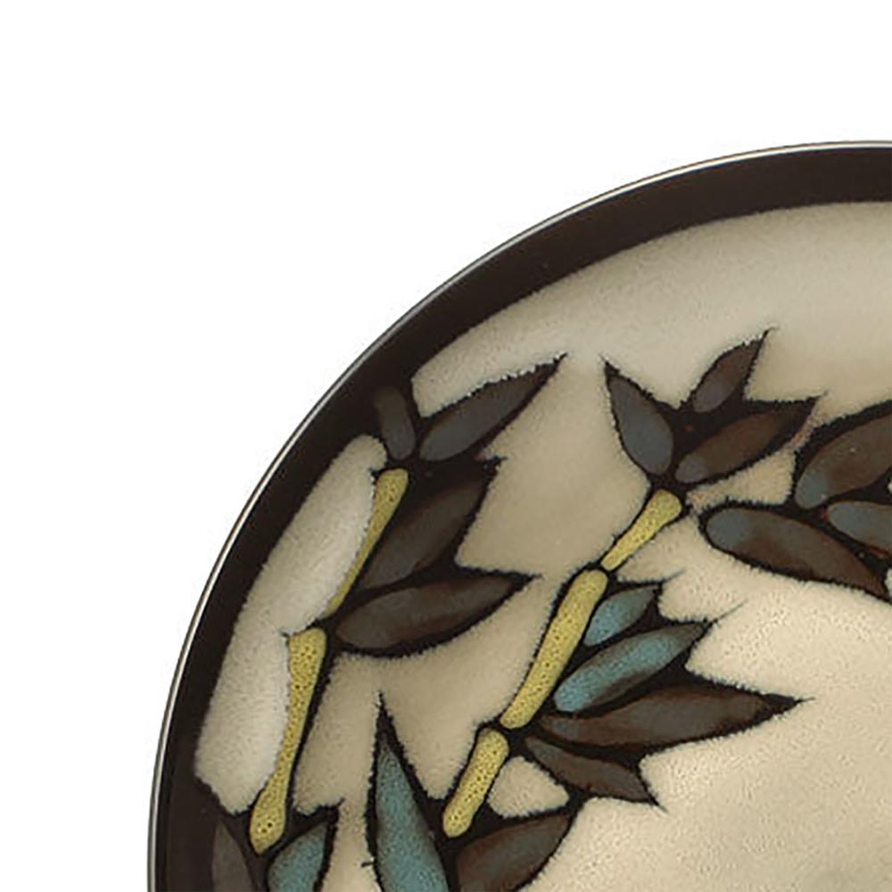 Gourmet Basics Belmont Set of 4 Round Stalks Salad Plates