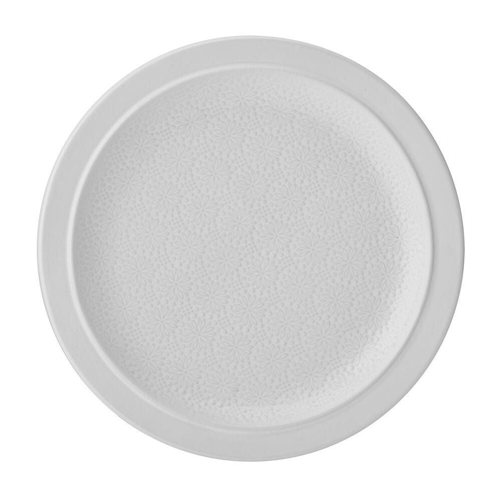 Blooming Meadow Cream 12 Piece Dinnerware Set. Service for 4