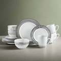 Bryson White 16 Piece Dinnerware Set. Service for 4