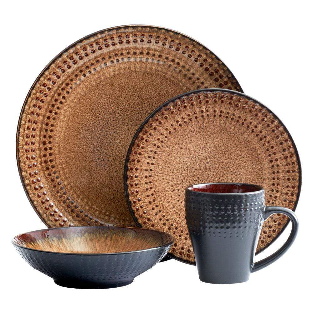 Cambria 16 Piece Dinnerware Set. Service for 4