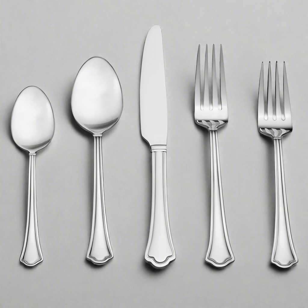 Capri Frost 53 Piece Flatware Set. Service for 8