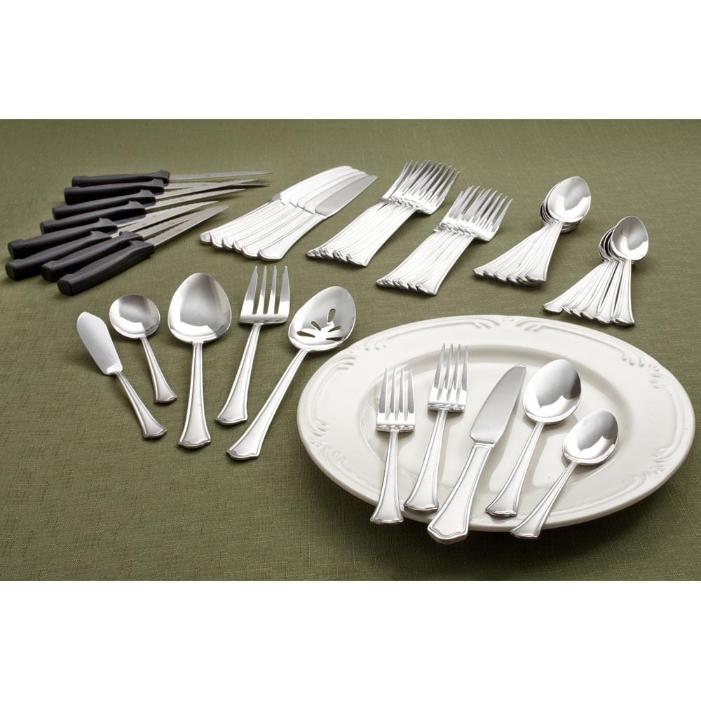 Capri Frost 53 Piece Flatware Set. Service for 8