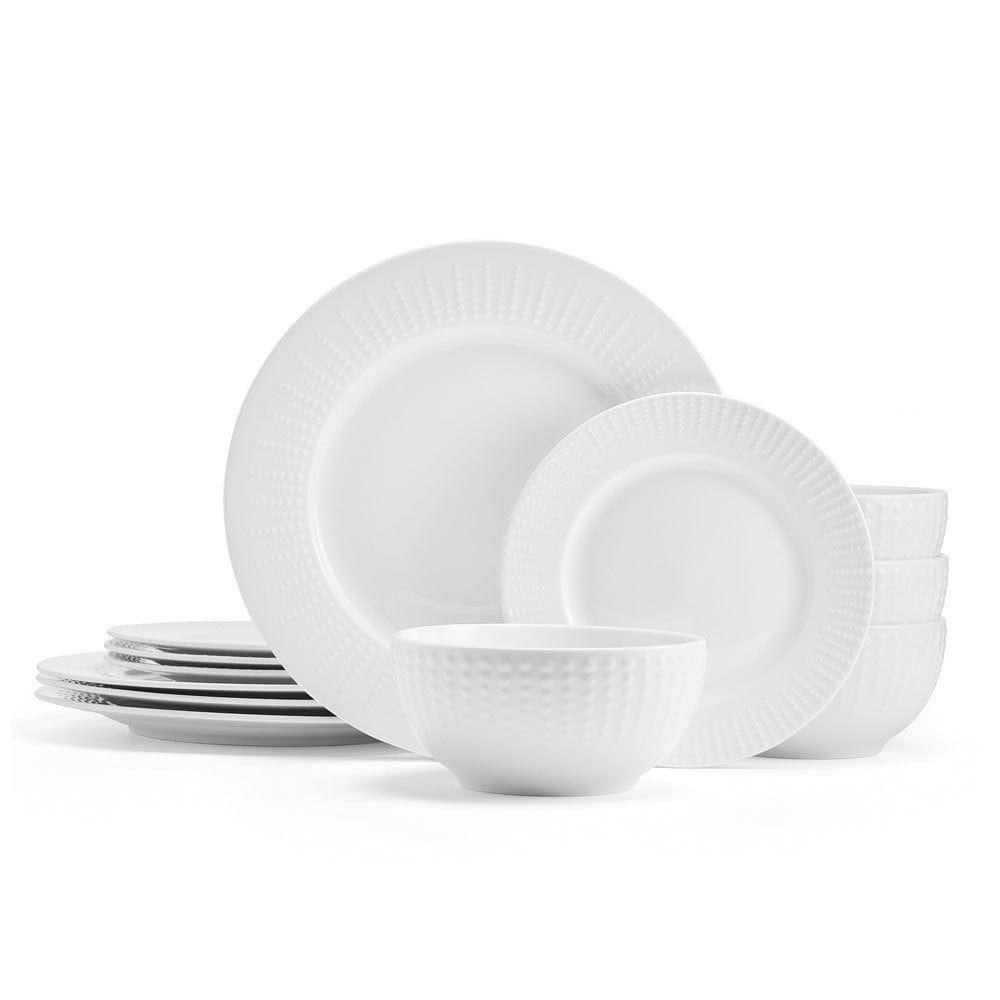 Cassie 12 Piece Dinnerware Set. Serivce for 4
