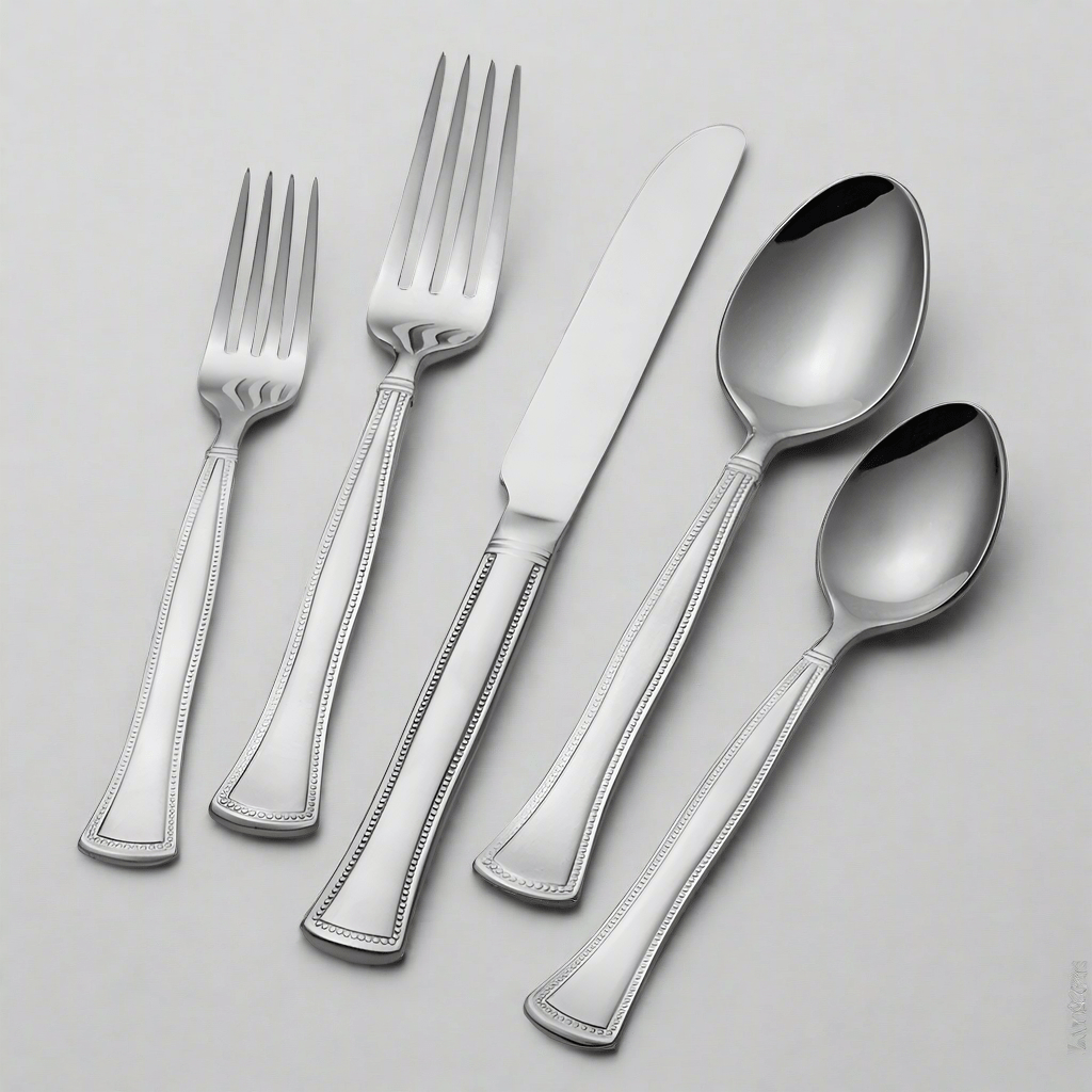Chadwick Bead 20 Piece Flatware Set. Service for 4