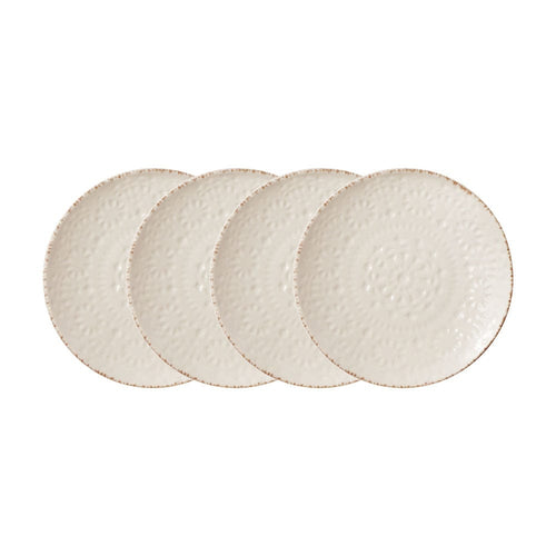 Chateau Cream Set of 4 Appetizer Plates