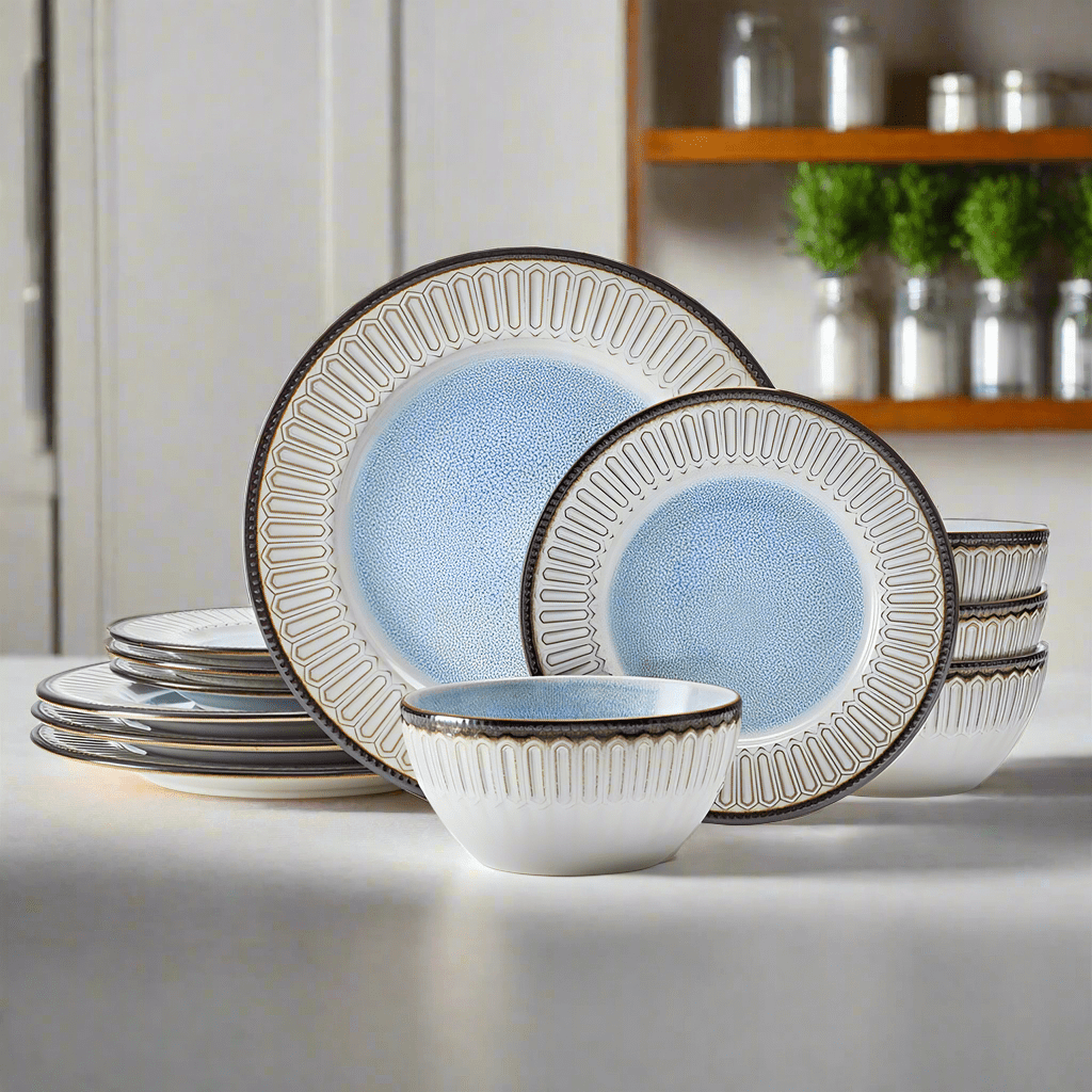 Clara 12 Piece Dinnerware Set. Service for 4