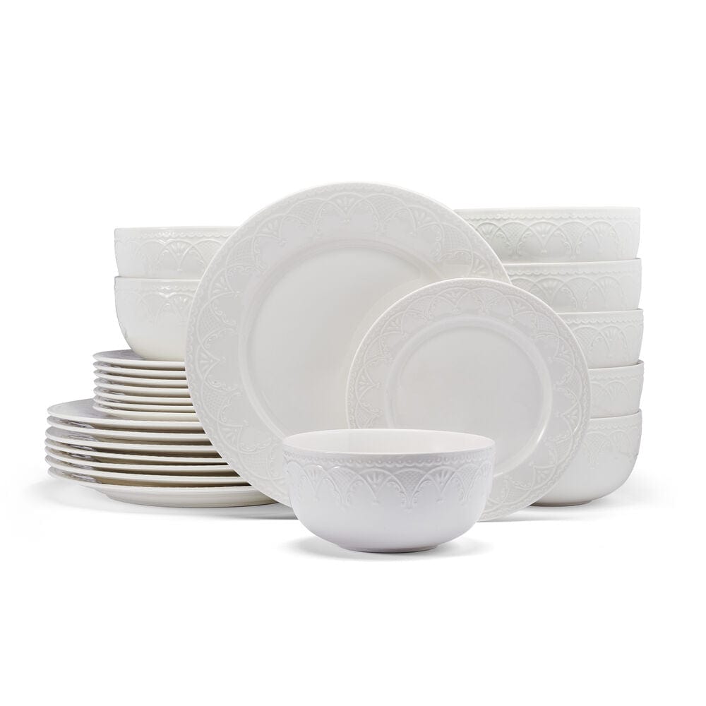 Esmeralda 24 Piece Dinnerware Set. Service for 8