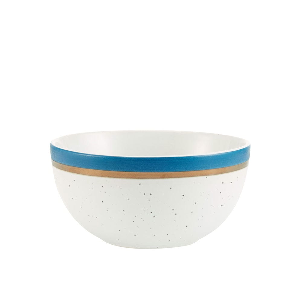 Ezra Blue 16 Piece Dinnerware Set. Service for 4